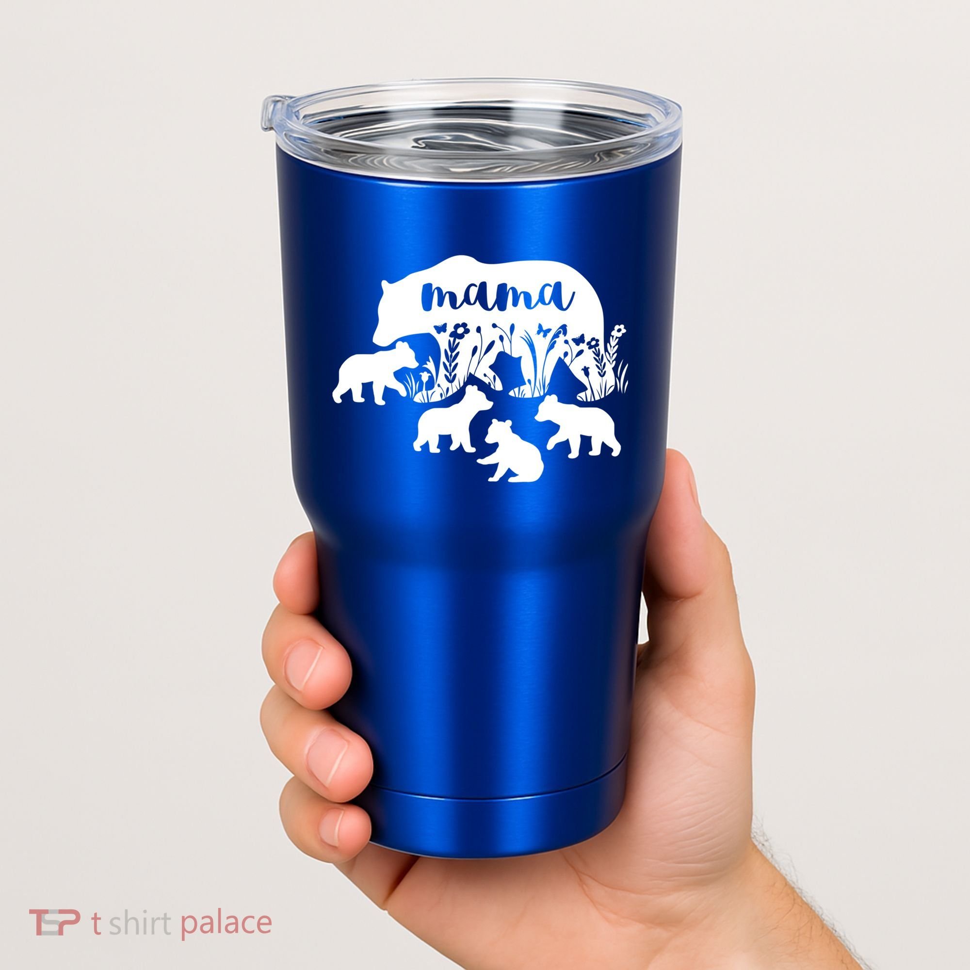Mama Bear With 4 Cubs MotherS Day Mom Birthday Funny Gift Tumbler