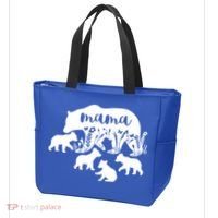 Mama Bear With 4 Cubs MotherS Day Mom Birthday Funny Gift Tote Bag thumb 3