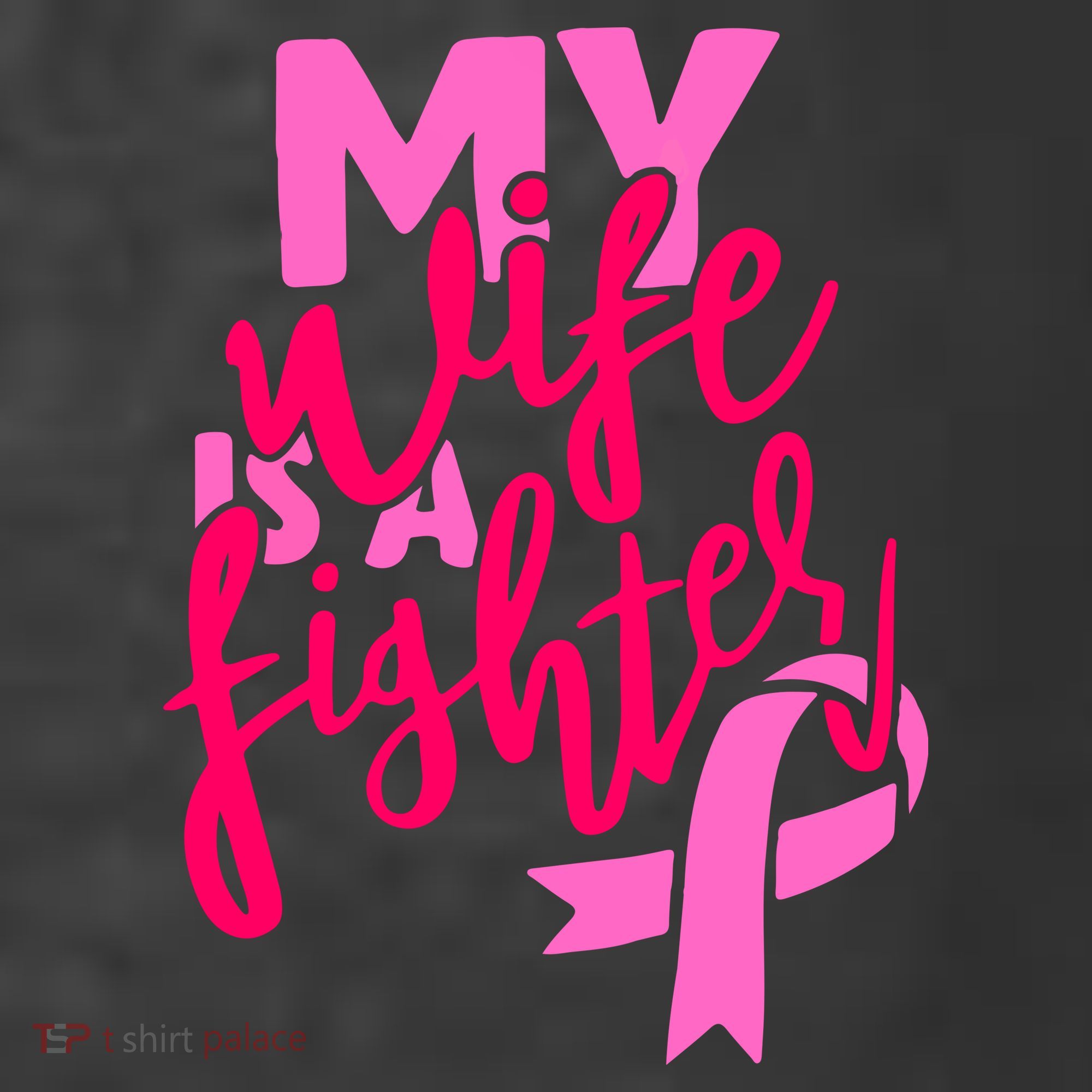 My Best Wife Is A Fighter For Breast Cancer Awareness Gift T-Shirt