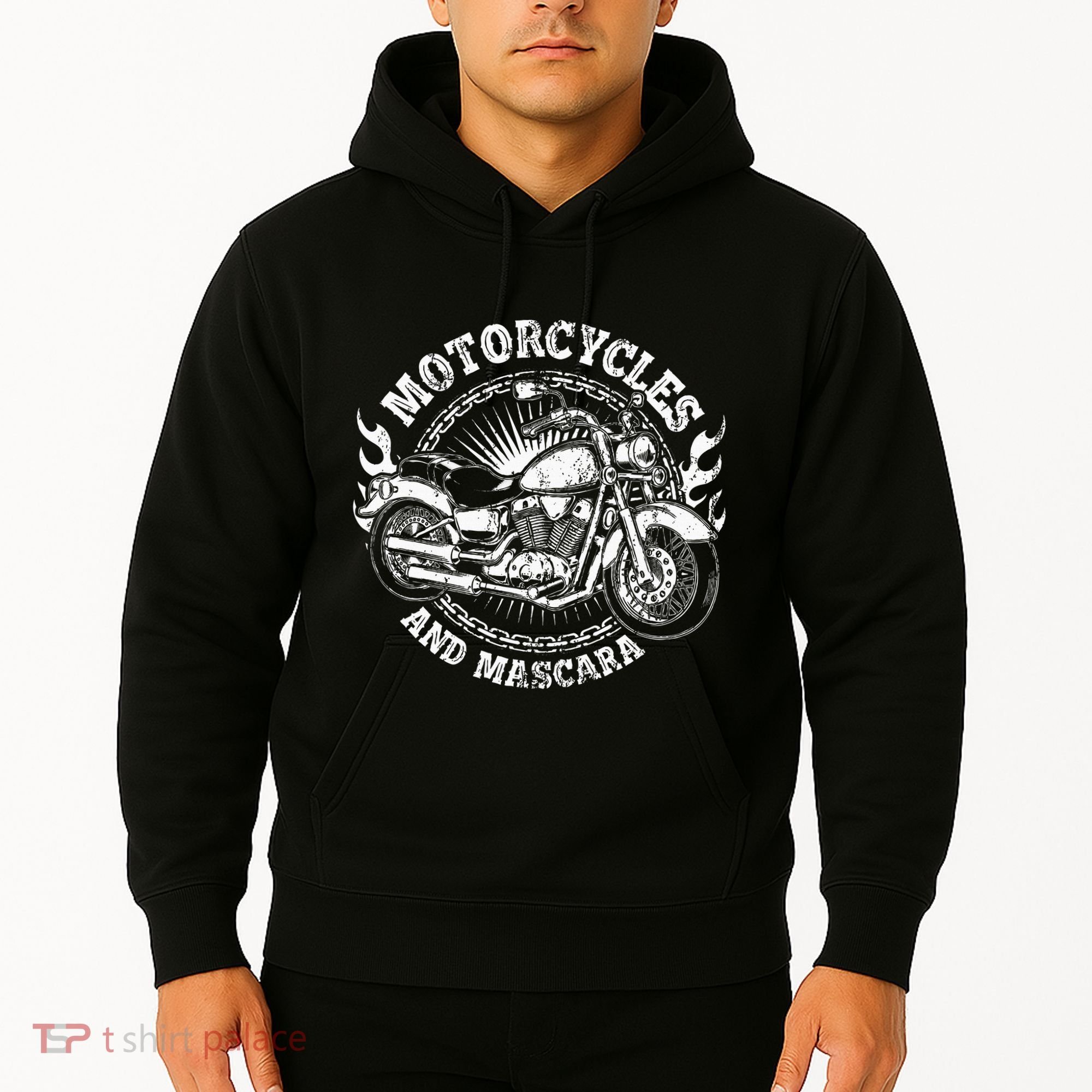 Motorcycle Biker Women Gift Makeup Mascara Biker Hoodie