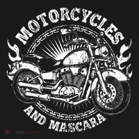 Motorcycle Biker Women Gift Makeup Mascara Biker Sweatshirt thumb 3