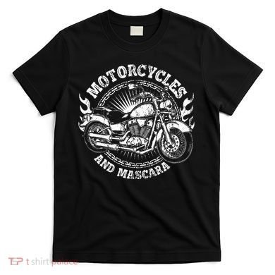 Motorcycle Biker Women Gift Makeup Mascara Biker T-Shirt