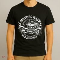 Motorcycle Biker Women Gift Makeup Mascara Biker T-Shirt thumb 3