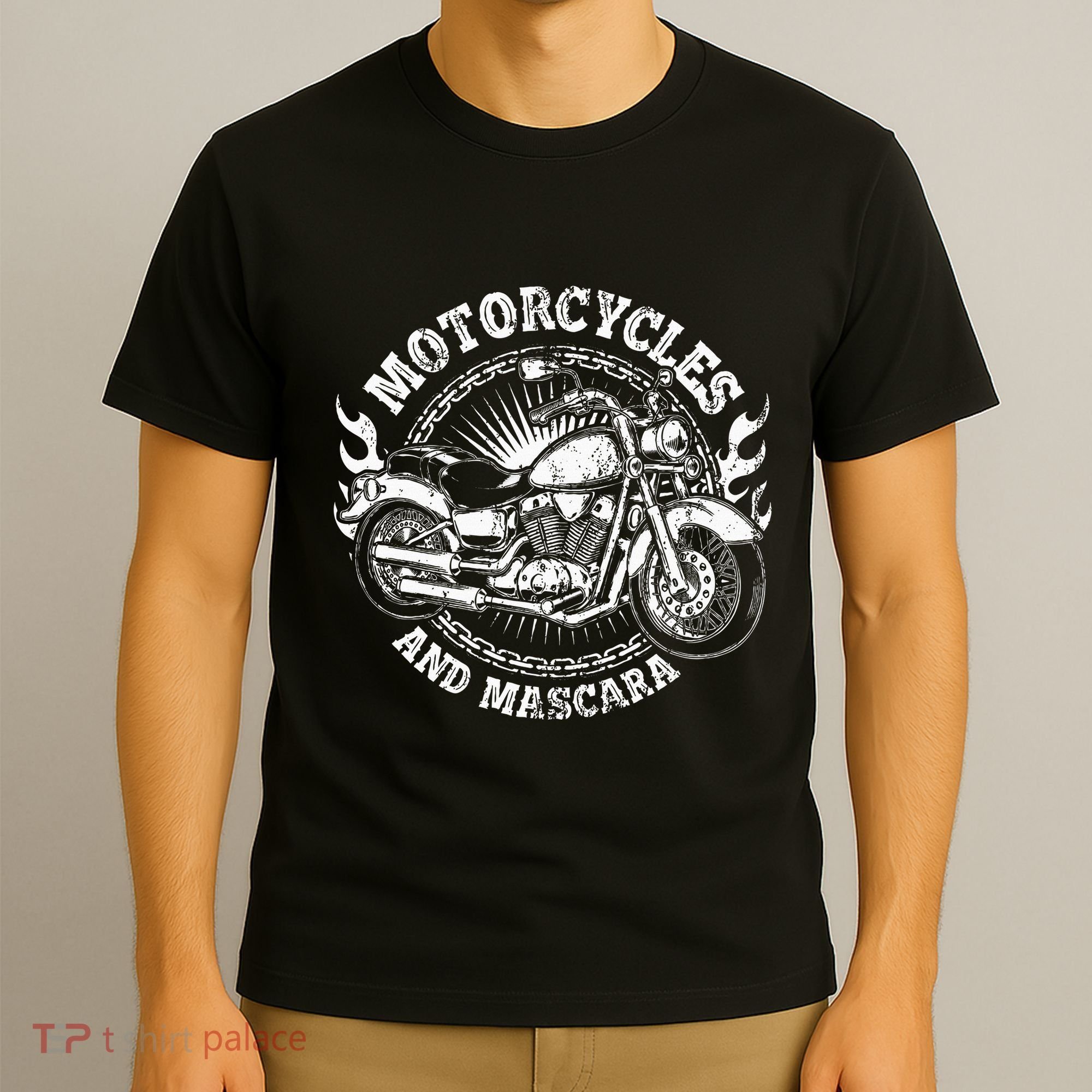 Motorcycle Biker Women Gift Makeup Mascara Biker T-Shirt