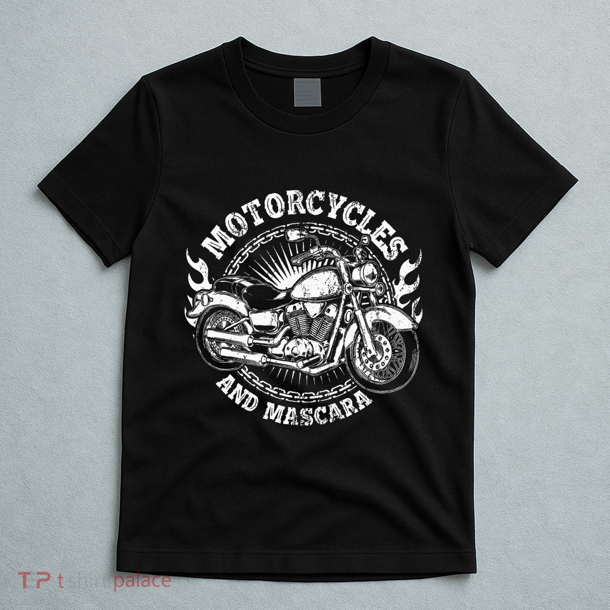 Motorcycle Biker Women Gift Makeup Mascara Biker T-Shirt