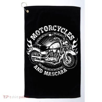 Motorcycle Biker Women Gift Makeup Mascara Biker Golf Towel