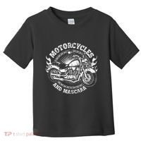 Motorcycle Biker Women Gift Makeup Mascara Biker Toddler T-Shirt thumb 0