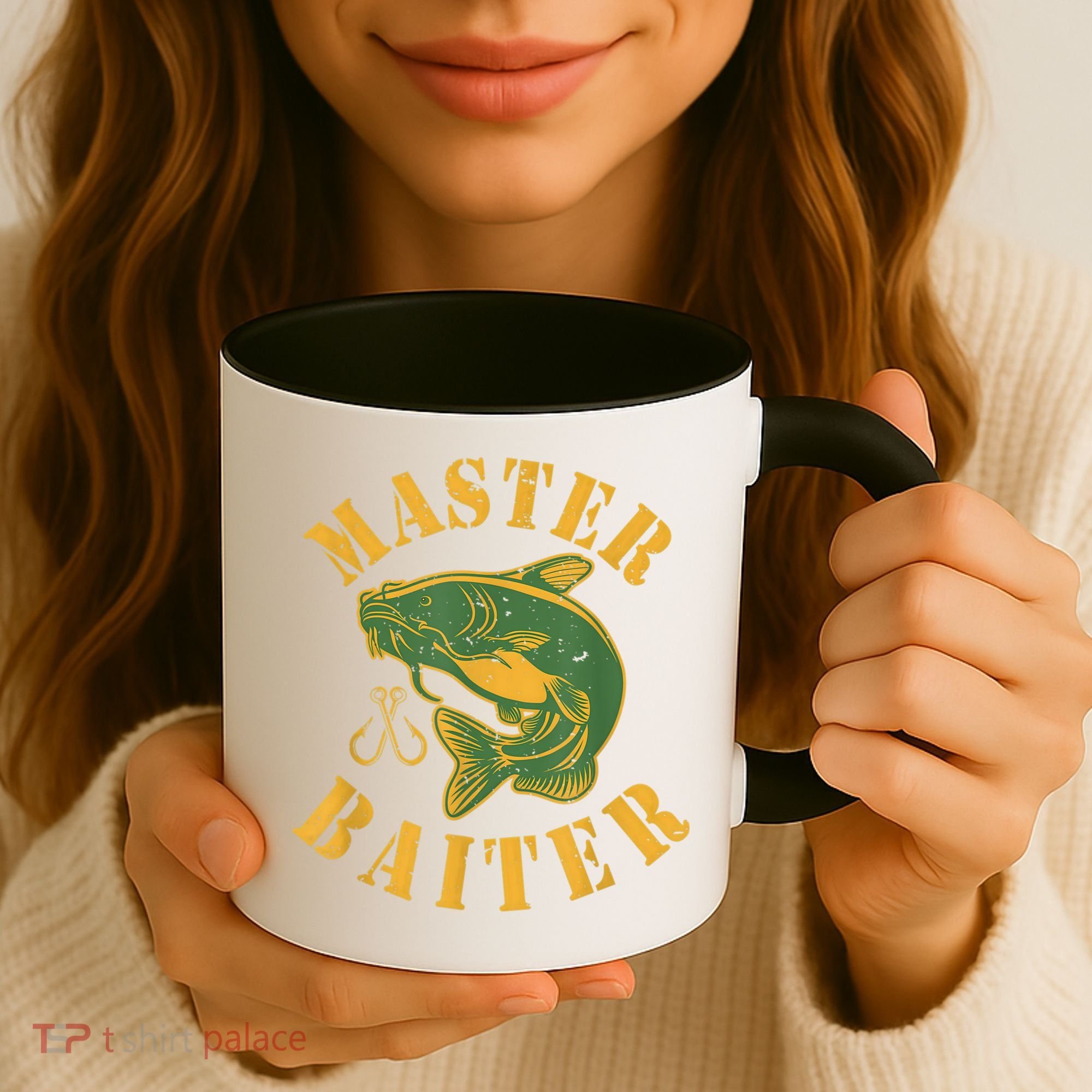Master Baiter Wels Catfish Hunter Coffee Mug