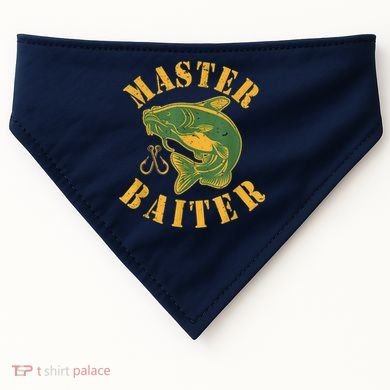 Master Baiter Wels Catfish Hunter USA-Made Doggie Bandana