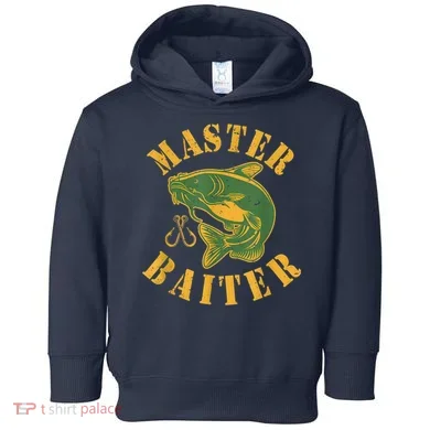 Master Baiter Wels Catfish Hunter Toddler Hoodie