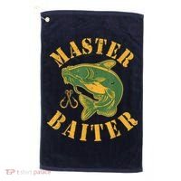 Master Baiter Wels Catfish Hunter Golf Towel thumb 0