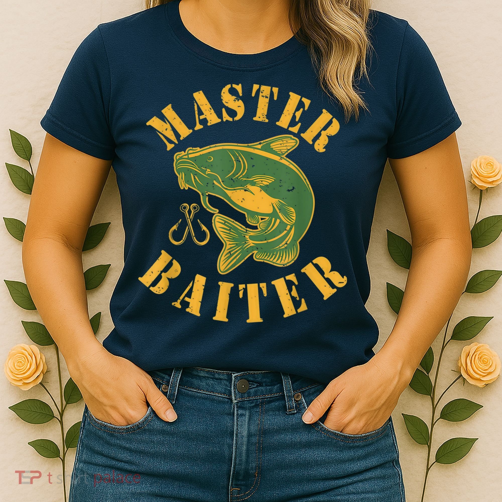 Master Baiter Wels Catfish Hunter Women's T-Shirt