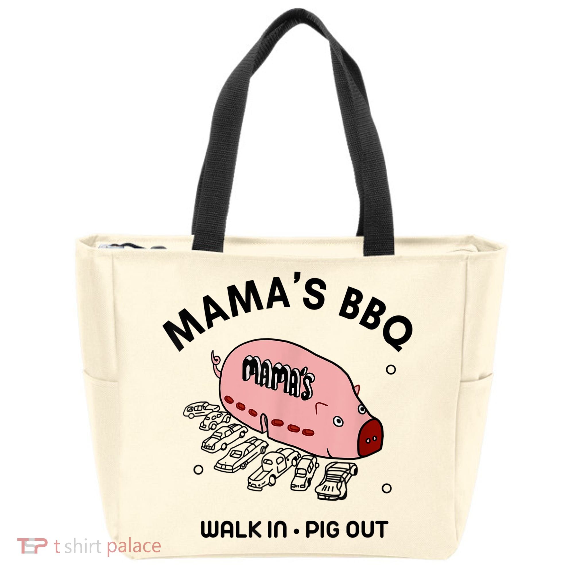 Mama's BBQ Walk In Pig Out Sunny Summer Tote Bag
