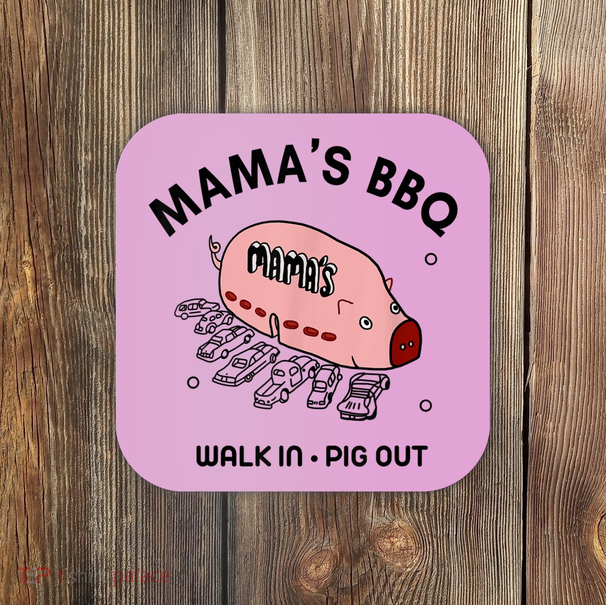 Mama's BBQ Walk In Pig Out Sunny Summer Coaster