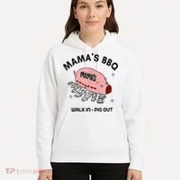 Mama's BBQ Walk In Pig Out Sunny Summer Hoodie thumb 5