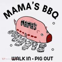 Mama's BBQ Walk In Pig Out Sunny Summer Sweatshirt thumb 3