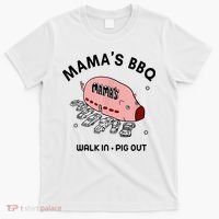 Mama's BBQ Walk In Pig Out Sunny Summer T-Shirt thumb 0