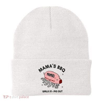 Mama's BBQ Walk In Pig Out Sunny Summer Beanie