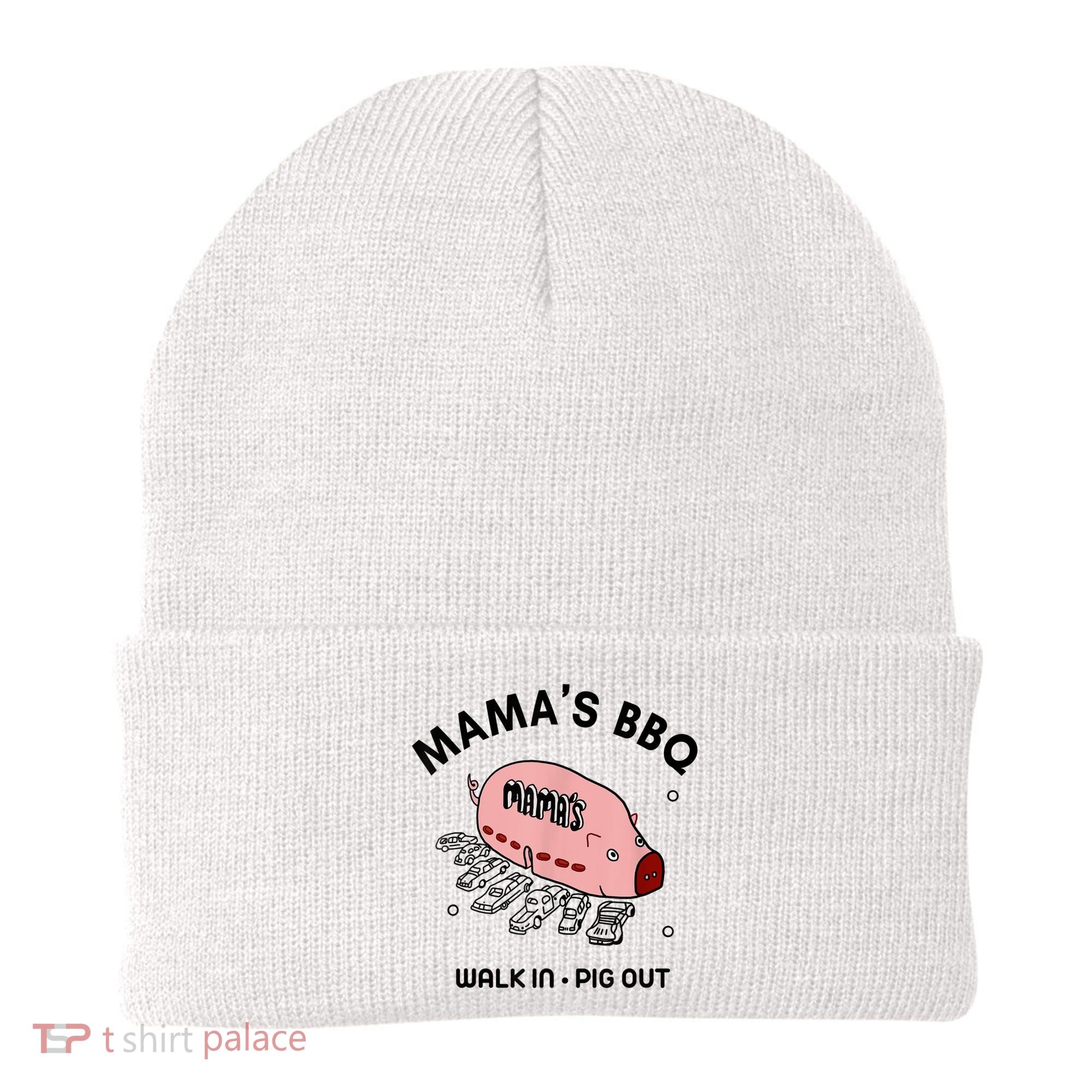 Mama's BBQ Walk In Pig Out Sunny Summer Beanie