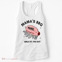 Mama's BBQ Walk In Pig Out Sunny Summer Women's Tank Top thumb 0