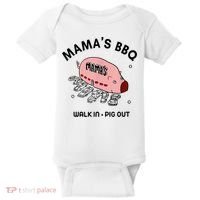 Mama's BBQ Walk In Pig Out Sunny Summer Baby Bodysuit thumb 0