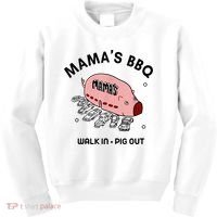 Mama's BBQ Walk In Pig Out Sunny Summer Kids Sweatshirt thumb 0