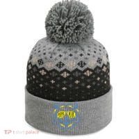 Mama Bear World Down Syndrome Awareness Day T21 Gift The Baniff Cuffed Pom Beanie thumb 0