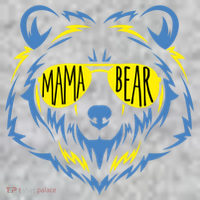 Mama Bear World Down Syndrome Awareness Day T21 Gift The Baniff Cuffed Pom Beanie thumb 2