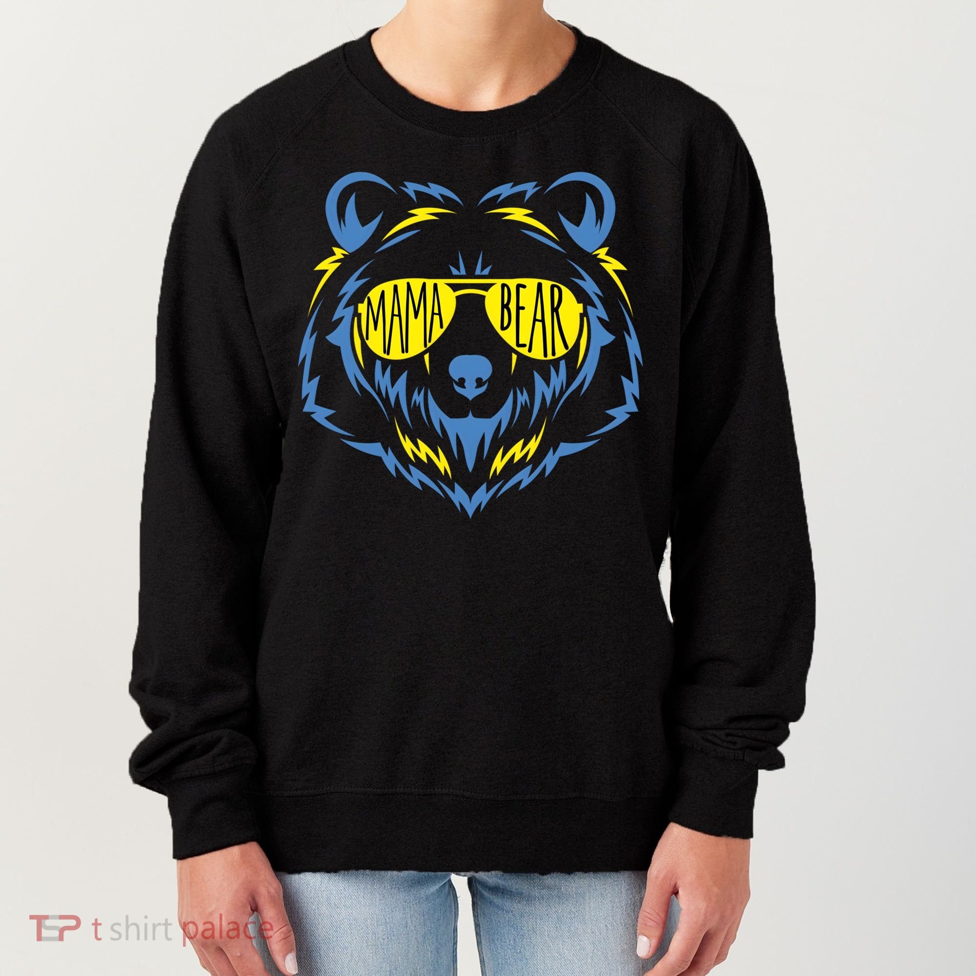 Mama Bear World Down Syndrome Awareness Day T21 Gift Women's Sweatshirt