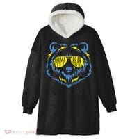 Mama Bear World Down Syndrome Awareness Day T21 Gift Hooded Wearable Blanket thumb 0