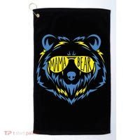 Mama Bear World Down Syndrome Awareness Day T21 Gift Golf Towel thumb 0