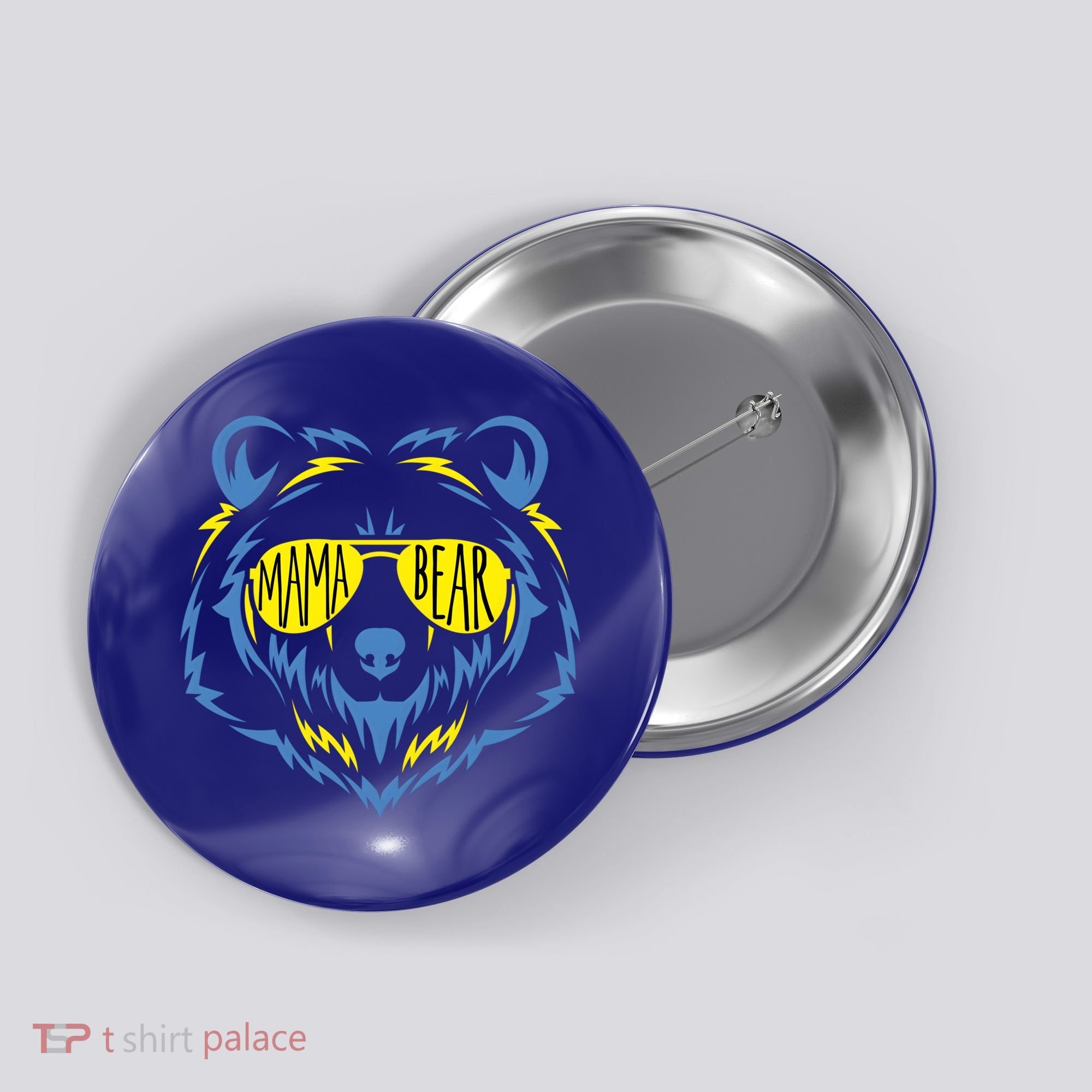 Mama Bear World Down Syndrome Awareness Day T21 Gift Button