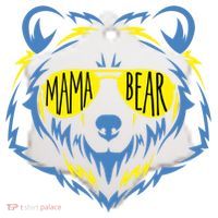 Mama Bear World Down Syndrome Awareness Day T21 Gift Ceramic Ornament thumb 2