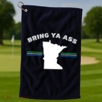 Minnesota Bring Ya Ass Golf Towel thumb 1