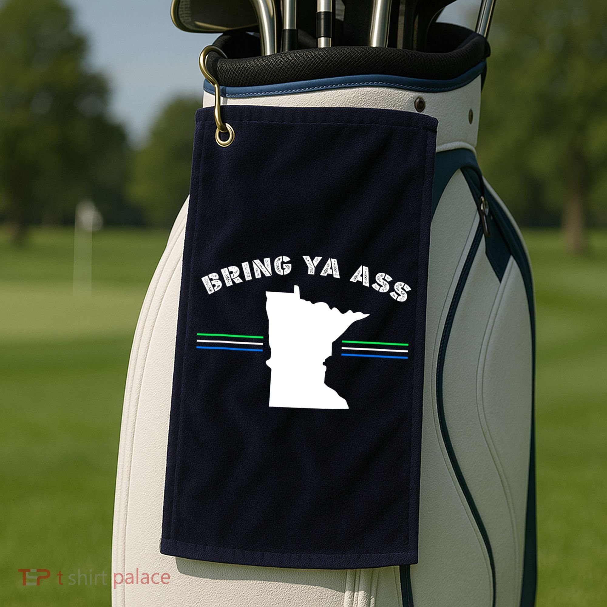 Minnesota Bring Ya Ass Golf Towel