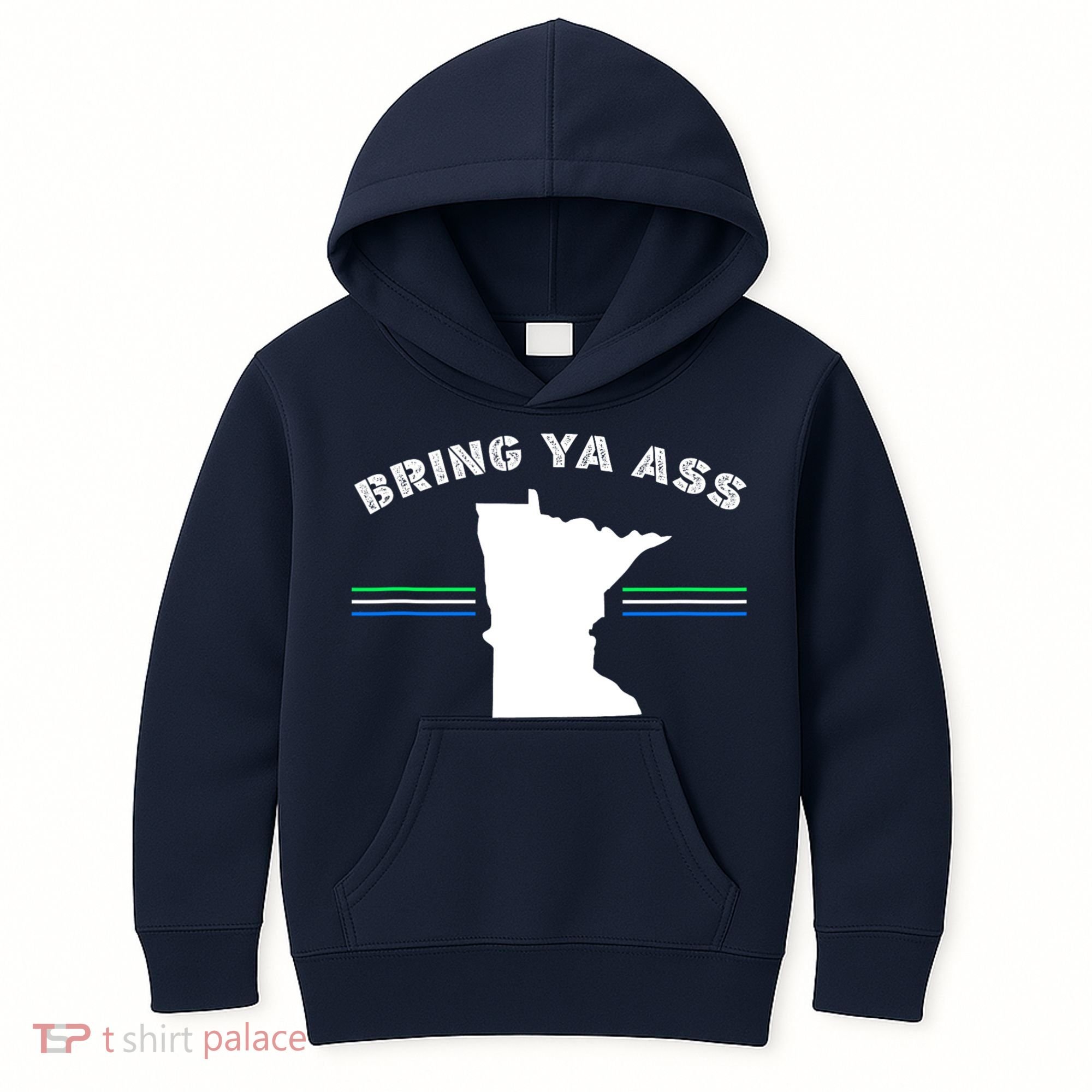 Minnesota Bring Ya Ass Kids Hoodie