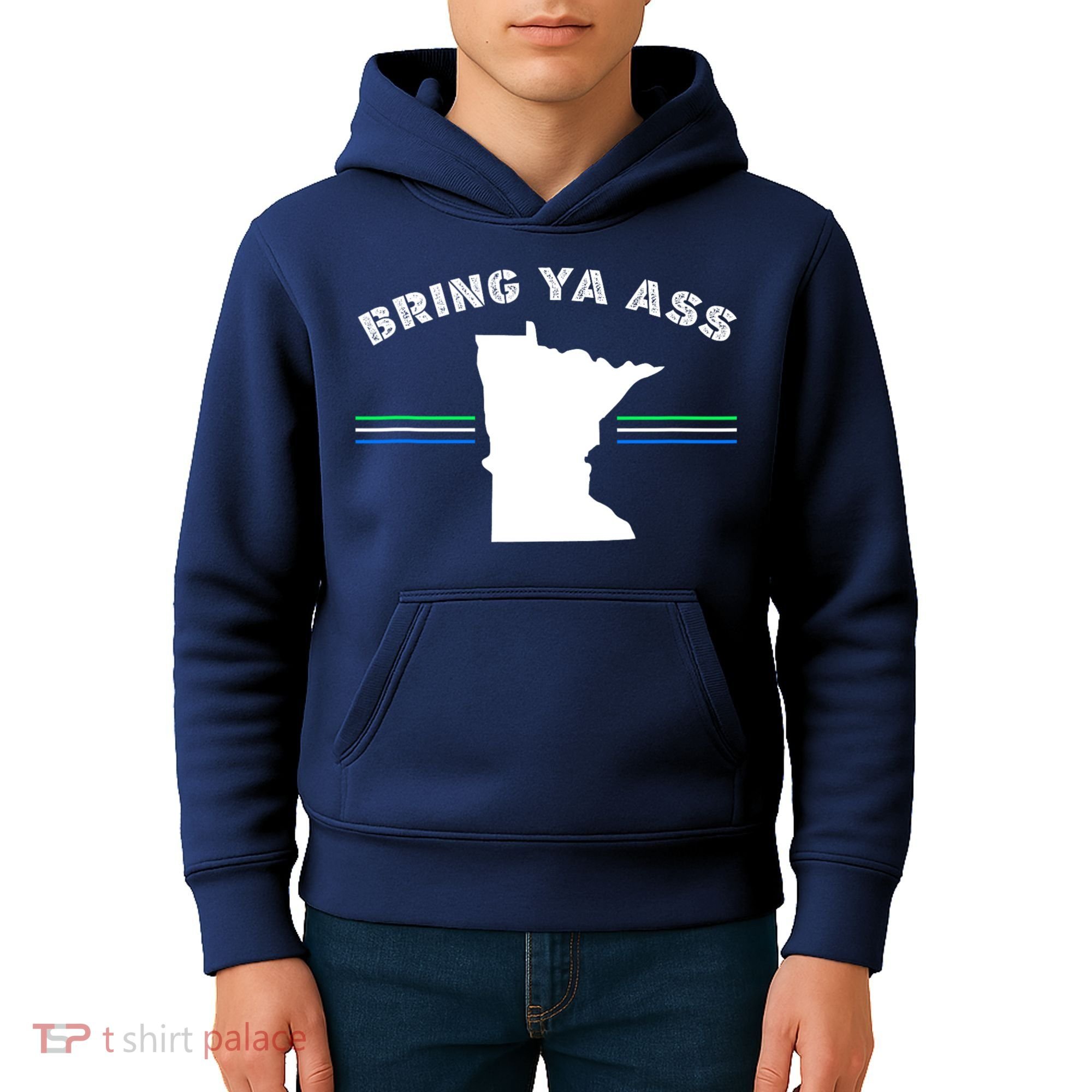 Minnesota Bring Ya Ass Kids Hoodie