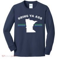 Minnesota Bring Ya Ass Kids Long Sleeve Shirt thumb 0