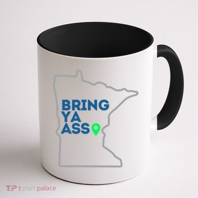 Minnesota Bring Ya Ass Coffee Mug back