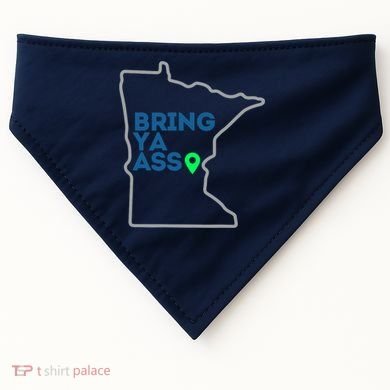 Minnesota Bring Ya Ass USA-Made Doggie Bandana