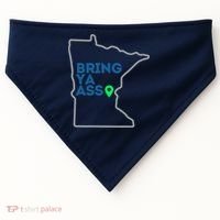 Minnesota Bring Ya Ass USA-Made Doggie Bandana thumb 0