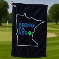 Minnesota Bring Ya Ass Golf Towel thumb 1