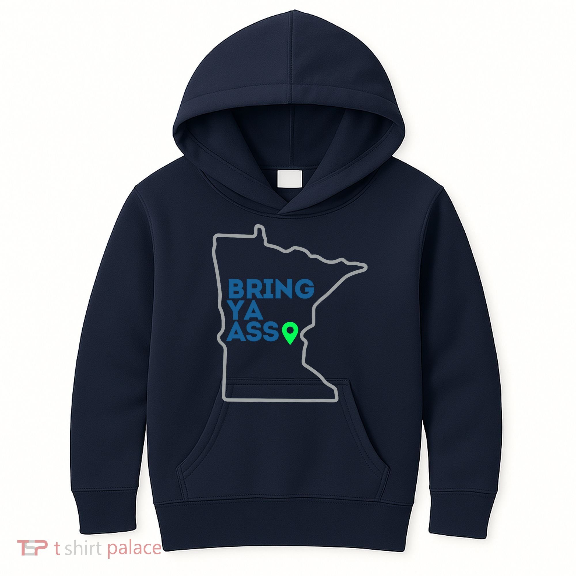 Minnesota Bring Ya Ass Kids Hoodie