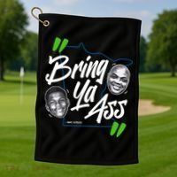 Minnesota Bring Ya Ass Golf Towel thumb 1