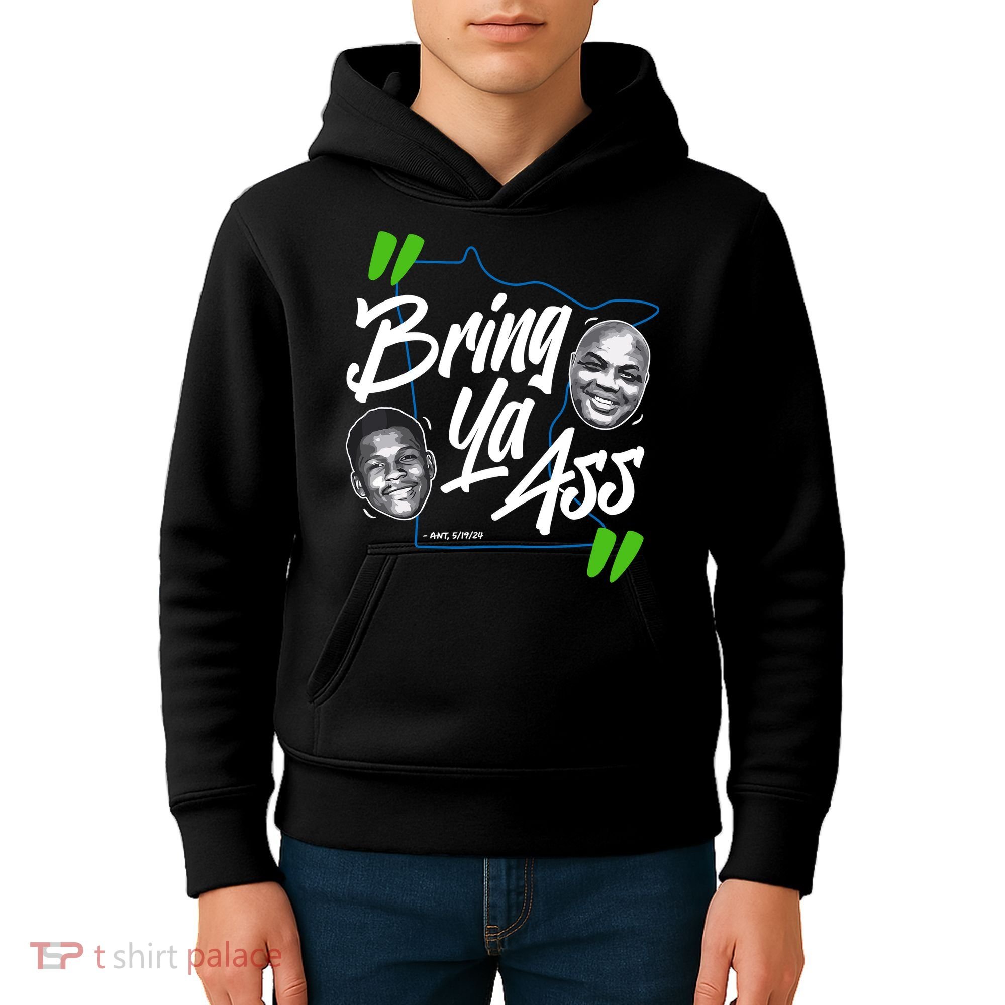 Minnesota Bring Ya Ass Kids Hoodie