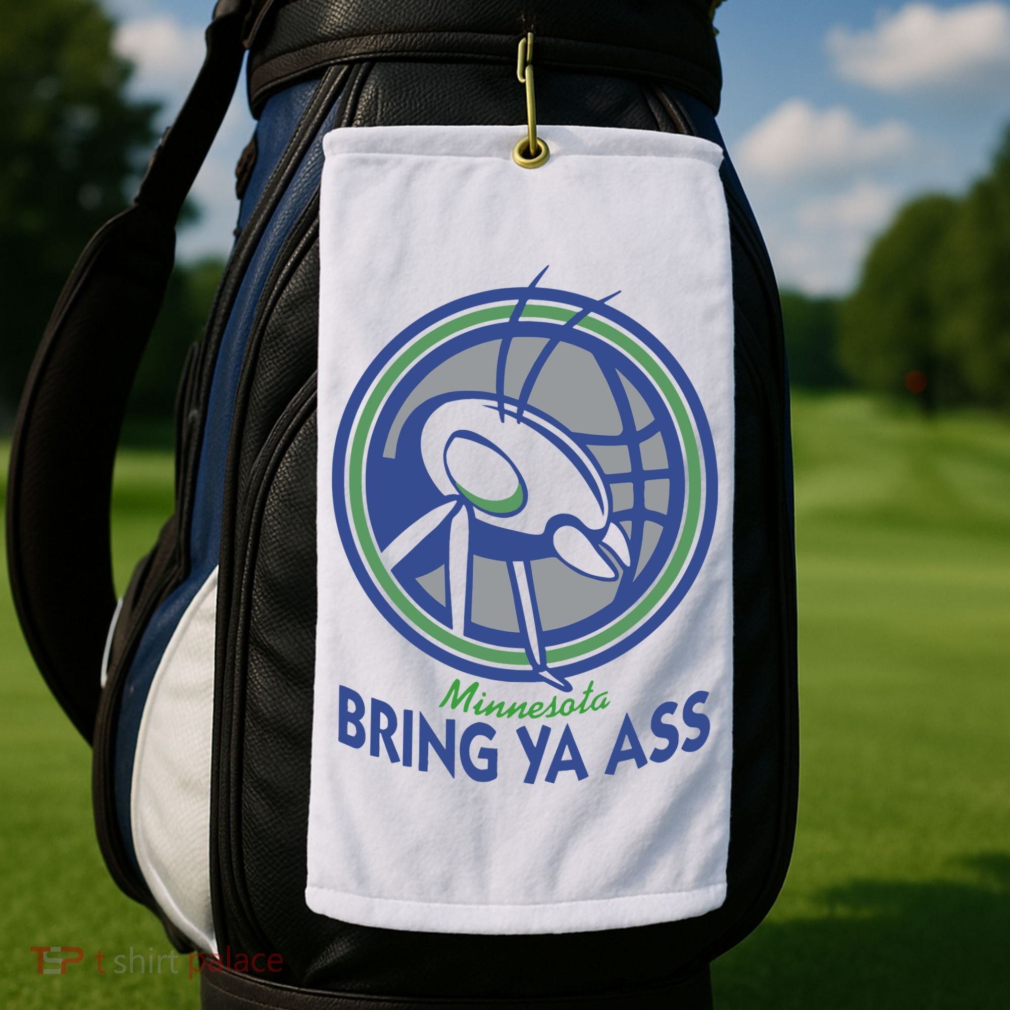 Minnesota Bring Ya Ass Golf Towel