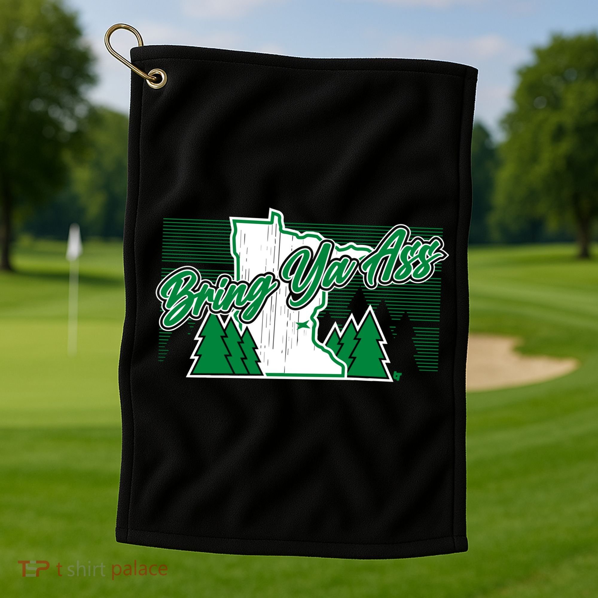 Minnesota Bring Ya Ass Golf Towel