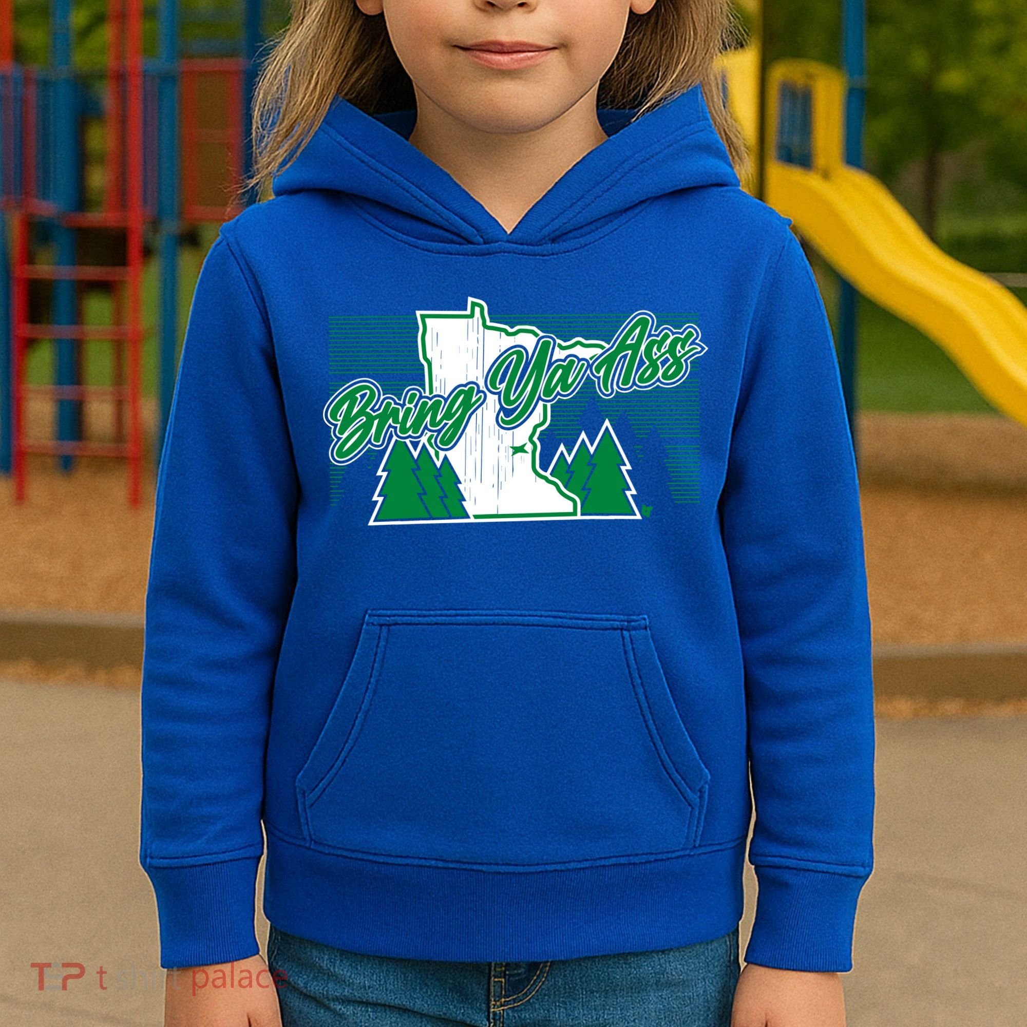 Minnesota Bring Ya Ass Kids Hoodie