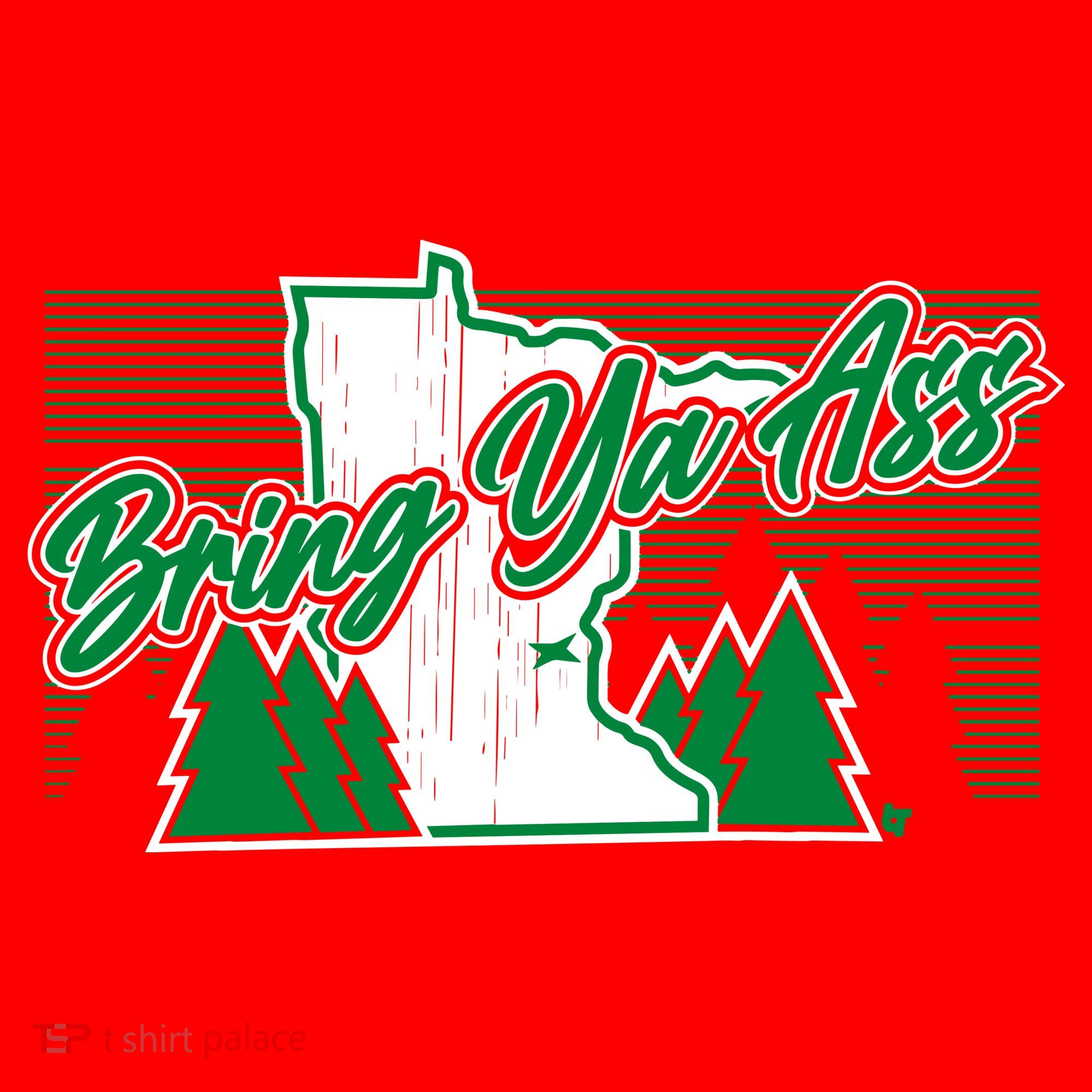 Minnesota Bring Ya Ass Santa Hat