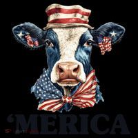 Merica Cow 4th Of July American Flag Coffee Mug thumb 5